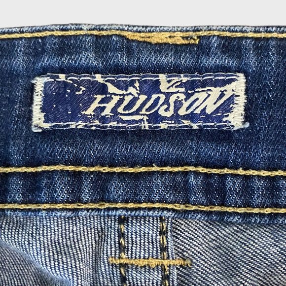 Hudson Signature Boot Cut Jeans Women's Size 28 Blue Medium Wash Low-Rise Denim - Picture 8 of 10